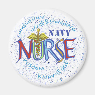 Navy Nurse Motto Magnet