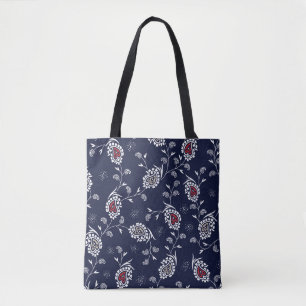 Navy Paisley: Elegantes Musterdesign.