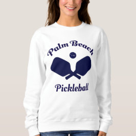 Navy Palm Beach Pickleball Sweatshirt
