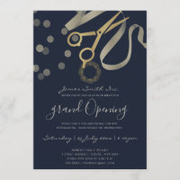 NAVY PEARL SILVER RIBBON CUTTING GRAND ÖFFNUNG