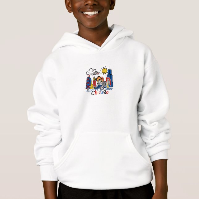 Navy Pier Chicago Hoodie (Vorderseite)