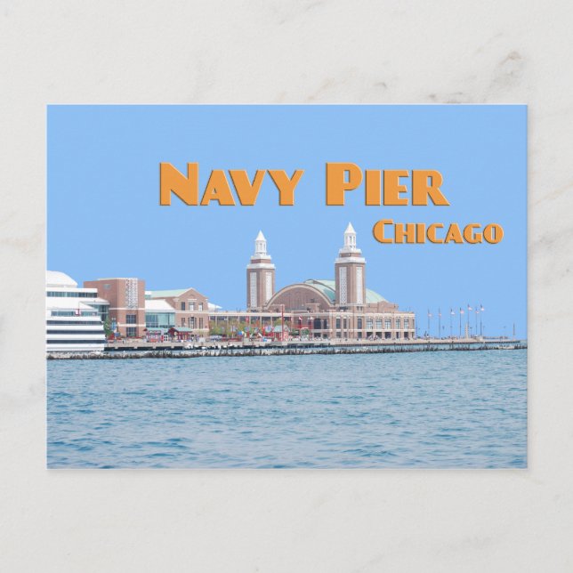 Navy Pier - Chicago Illinois Postkarte (Vorderseite)