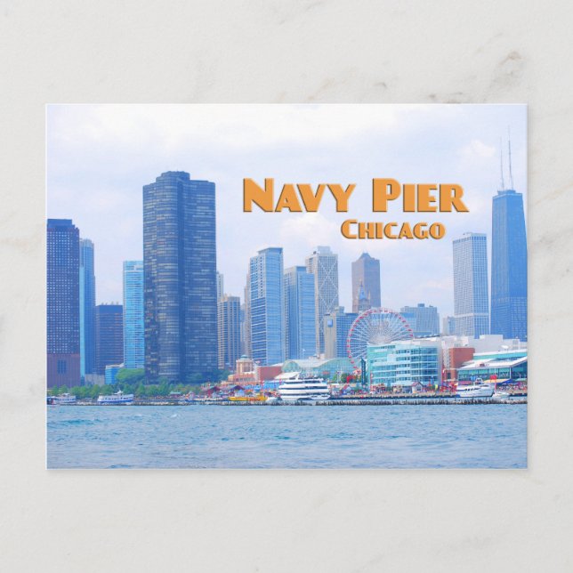 Navy Pier - Chicago Illinois Postkarte (Vorderseite)