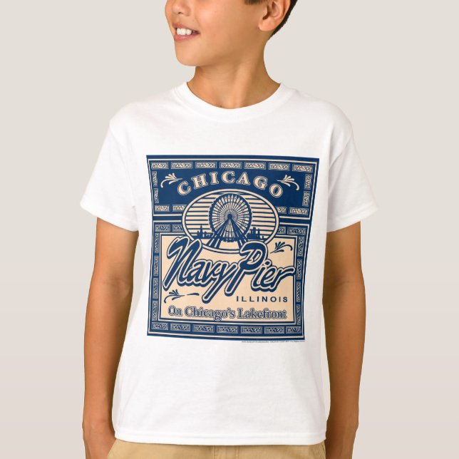 Navy Pier Chicago T-Shirt (Vorderseite)