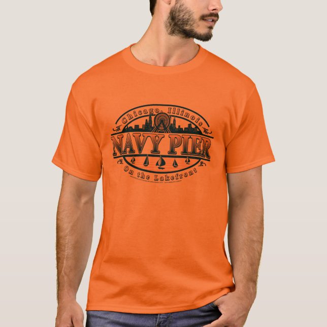 Navy Pier Chicago T-Shirt (Vorderseite)