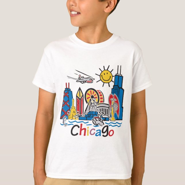 Navy Pier Chicago T-Shirt (Vorderseite)