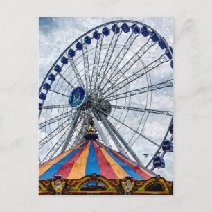Navy Pier Ferris Wheel Postkarte