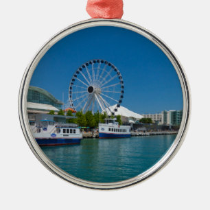 Navy Pier Ornament Aus Metall