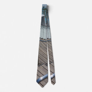 Navy Pier Stairs Neck Tie Krawatte