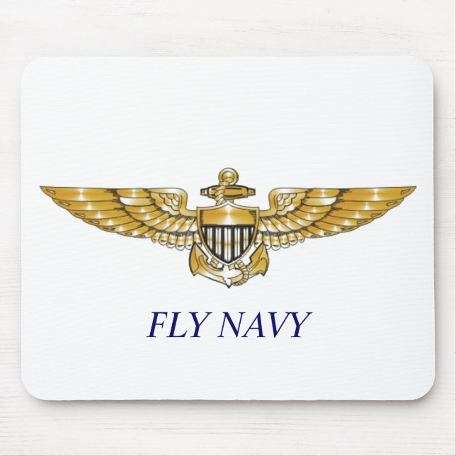 Navy_Pilot_Wings, FLIEGEN-MARINE Mousepad (Vorne)