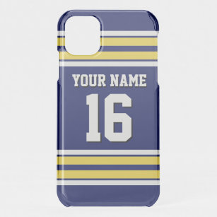 Navy Pineaple Welch Team Jersey Name iPhone 11 Hülle