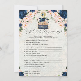Navy Pink Travel Groom Brautparty Card Einladung