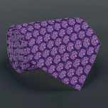 Navy  Purple Exquisite Pattern Tie Krawatte<br><div class="desc">Navy Purple Exquisite Pattern Tie Krawatte</div>