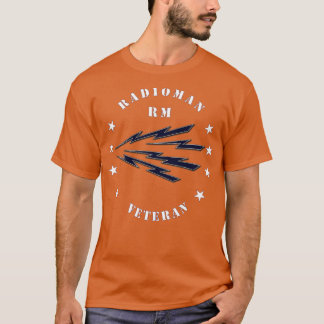 Navy Radioman RM Veteran wo Bkgnd T-Shirt