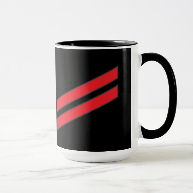 Navy Rank E-2 Fireman Tasse (Rechts)