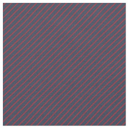 Navy & Red Stripes Stoff