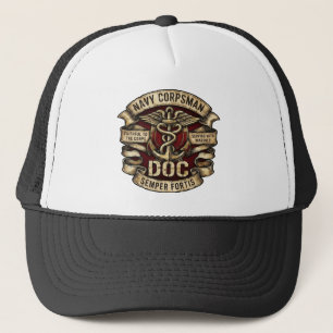 Navy-Sanitäter DOC Trucker Hut Truckerkappe