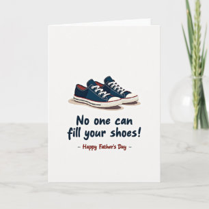 Navy Schuhe Süße Vatertagskarte Karte
