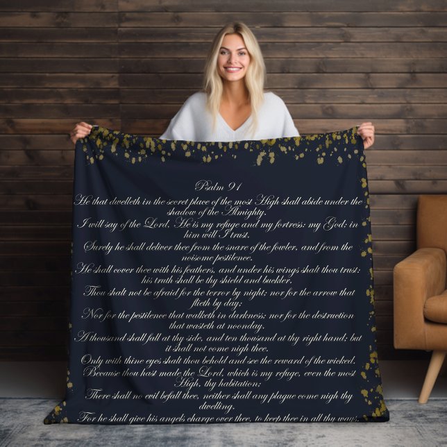Navy Scripture, Psalm 91 Christlich Bibel Verse Sherpadecke (Von Creator hochgeladen)