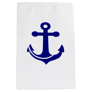 Navy Ship Anchor Nautical Mittlere Geschenktüte
