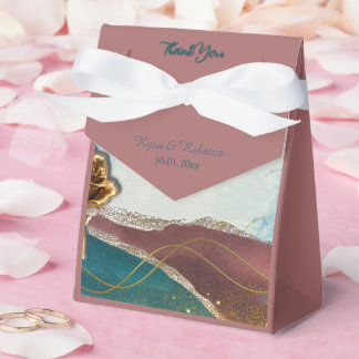 Navy Silber Gold Geschenkbox Geschenkschachtel