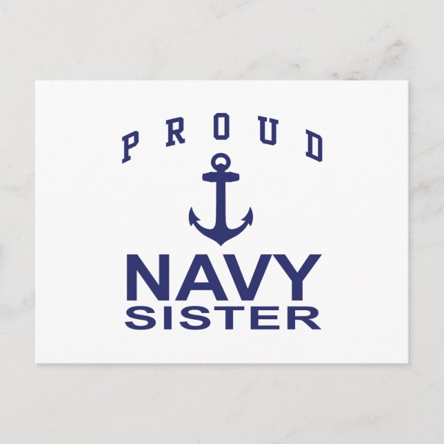 Navy Sister Postkarte (Vorderseite)