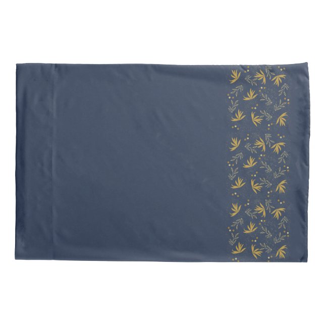 Navy Spray Reversible Pillow Case Kissenbezug (Rückseite)