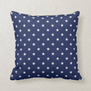 Navy Stars Pillow Kissen
