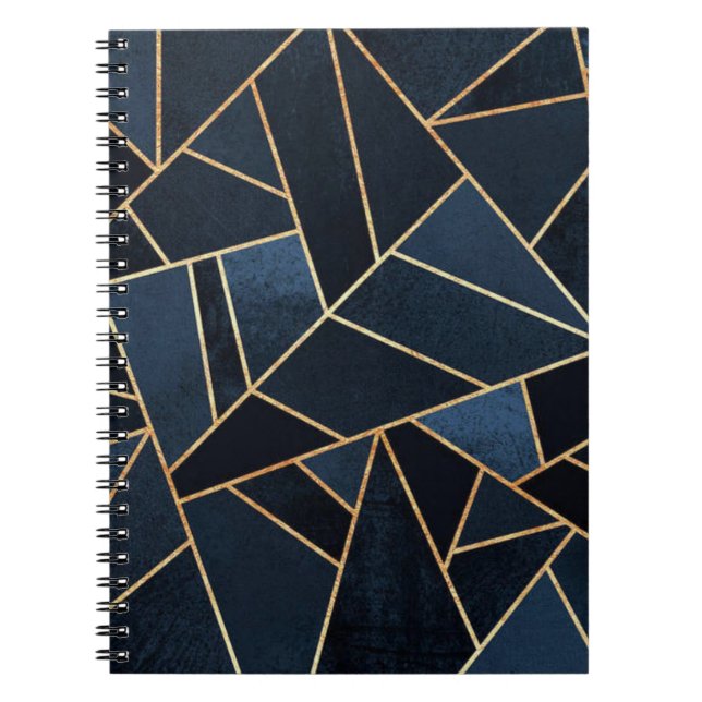 Navy Stone Notizblock (Vorderseite)
