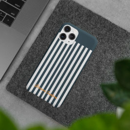 Navy Strips | Die Monografie des Modernen Gentlema Case-Mate iPhone Hülle