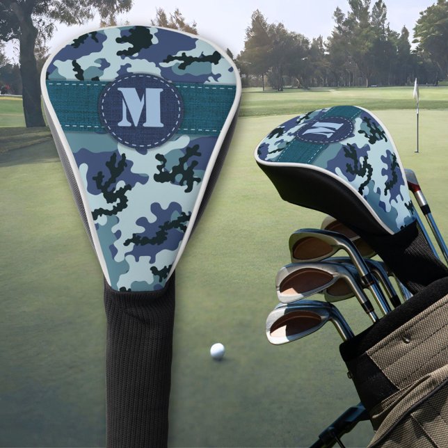 Navy-Tarnung Golf Headcover (Von Creator hochgeladen)