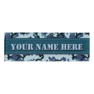 Navy-Tarnung Namenschild