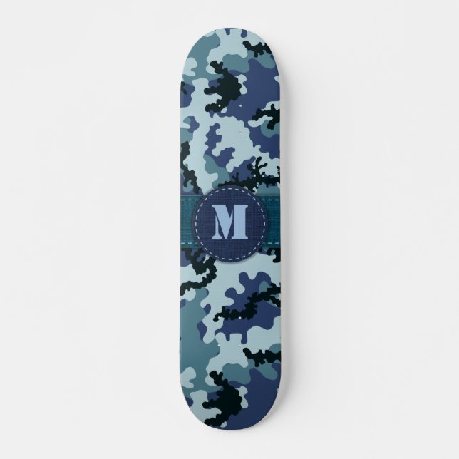 Navy-Tarnung Skateboard (Vorne)