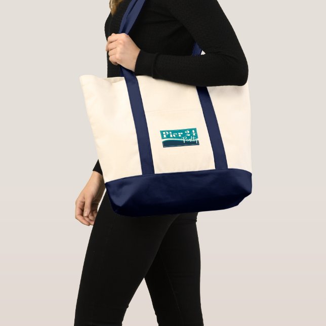 Navy Tote Tasche (Vorderseite (Produkt))
