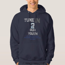 Navy Tune in, machen Angesagt Hop Great Hoodie