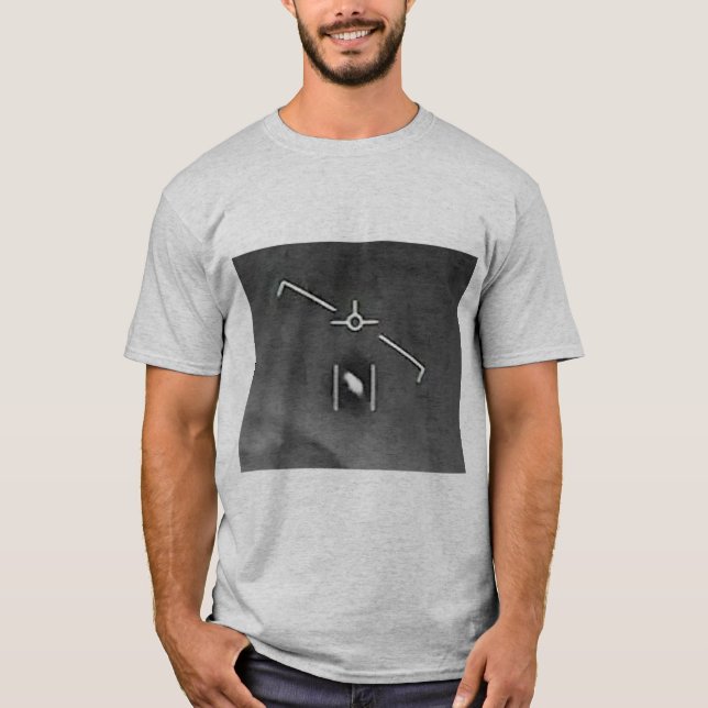 Navy UFO (Underbase Edition) T-Shirt (Vorderseite)
