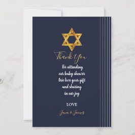 Navy und Golden Star von David danke Einladung