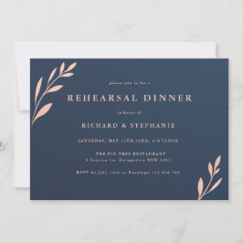 Navy und Pink Folies Probe Dinner