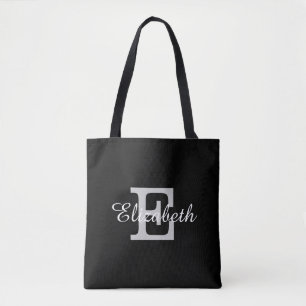 Navy und Weiß-Monogramm-Bridal