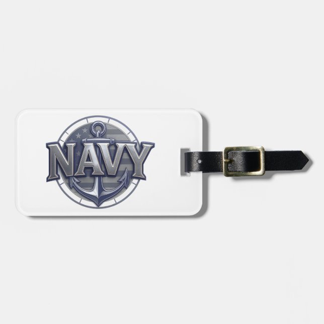 Navy USN VETERAN Gepäckanhänger (Vorderseite horizontal)