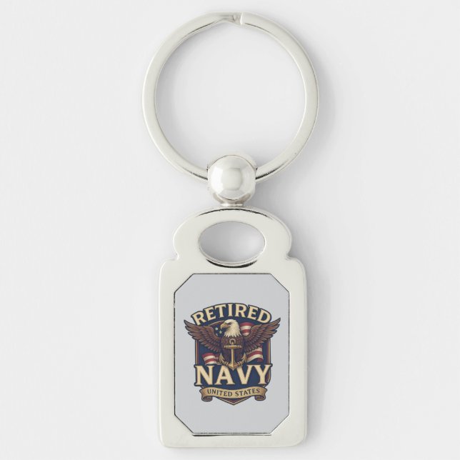 Navy USN Veteran Schlüsselanhänger (Vorderseite)
