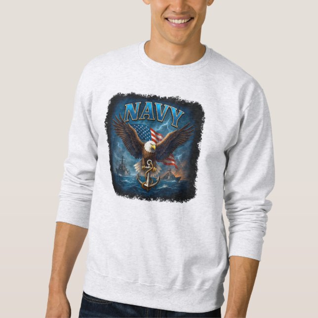 Navy USN Veteran Sweatshirt (Vorderseite)