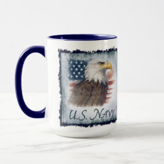 Navy USN Veteran Tasse