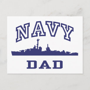 Navy-Vater Postkarte
