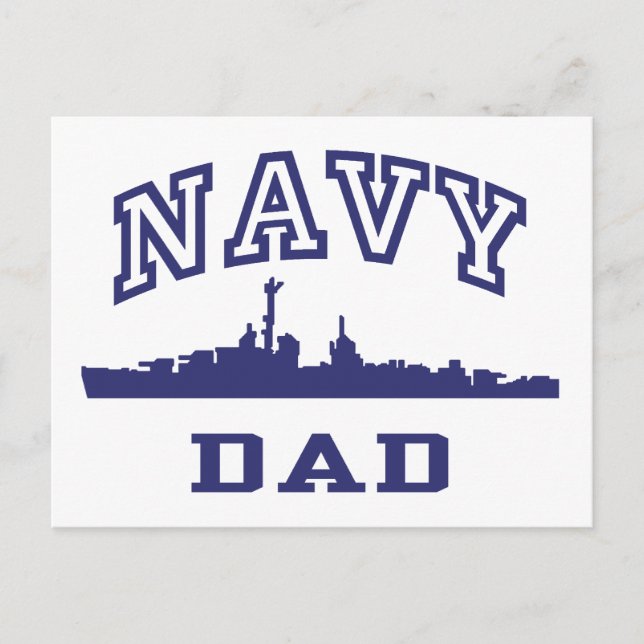 Navy-Vater Postkarte (Vorderseite)