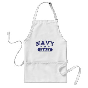 Navy-Vater Schürze