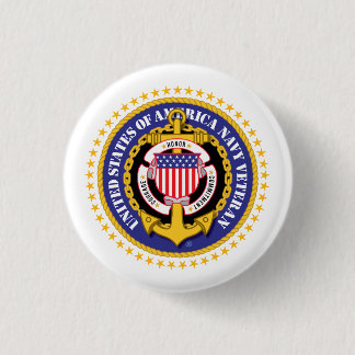 Navy Veteran Button
