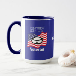 Navy Veteran Mug Tasse