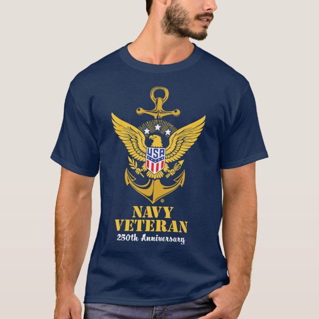 Navy Veteran T-Shirt (Vorderseite)