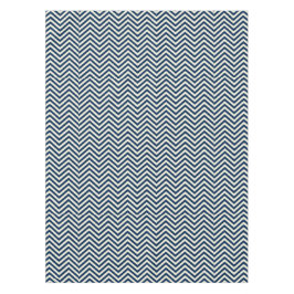 Navy Zig Zag Wave Pattern Tischdecke